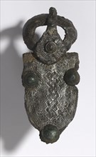 Buckle, 600s. Frankish, Migration period, 7th century. Iron with silver overlay; overall: 4.6 x 1.9