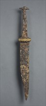 Single-Edged Knife (Scramasax), 600s. Frankish, Burgundy (?), Migration period, 7th century. Iron,