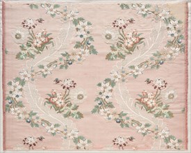 Taffeta, c. 1760. France, 18th century, Period of Louis XV (1723-1774). Taffeta, brocaded; silk;