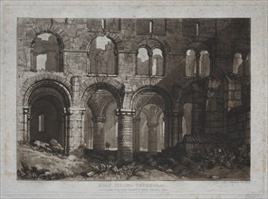 Liber Studiorum:  Holy Island Cathedral. Joseph Mallord William Turner (British, 1775-1851).