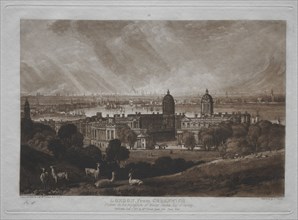 Liber Studiorum:  London from Greenwich. Joseph Mallord William Turner (British, 1775-1851).