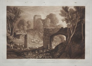 Liber Studiorum:  East Gate, Winchelsea, Sussex. Joseph Mallord William Turner (British, 1775-1851)