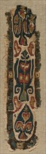 Fragment of a Clavus, 800s. Egypt, late Abbasid or Tulunid period, 9th century. Tapestry weave;