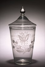 Flip Glass, late 1700s. America, late 18th century. Glass; overall: 33.7 x 16.5 cm (13 1/4 x 6 1/2