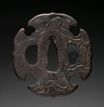 Sword Guard, early 19th century. Japan, Edo Period (1615-1868). Iron; overall: 6.8 x 6.8 cm (2