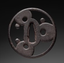 Sword Guard, early 19th century. Japan, Edo Period (1615-1868). Iron; diameter: 6.8 cm (2 11/16 in