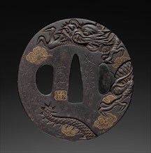 Sword Guard, early 19th century. Japan, Edo Period (1615-1868). Iron; diameter: 6.4 cm (2 1/2 in.).