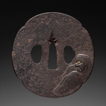 Sword Guard, late 17th century. Japan, Edo Period (1615-1868). Iron; diameter: 8 cm (3 1/8 in.).