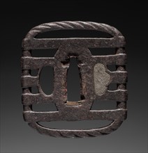 Sword Guard, 1615-1868. Japan, Edo period (1615-1868). Iron; overall: 6.8 x 6.1 cm (2 11/16 x 2 3/8