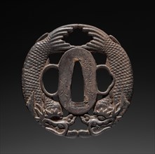 Sword Guard, c. 1800. Japan, Choshu school, Edo period (1615-1868). Iron; diameter: 6.8 cm (2 11/16