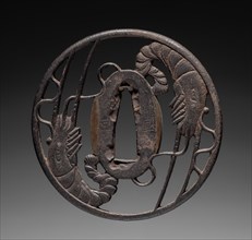 Sword Guard, 18th century. Japan, Edo Period (1615-1868). Iron; diameter: 7.7 cm (3 1/16 in.).