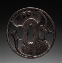 Sword Guard, mid 18th century. Japan, Edo Period (1615-1868). Iron; diameter: 7.4 cm (2 15/16 in.).