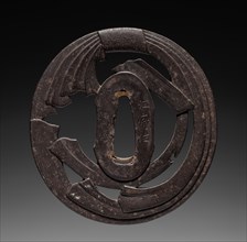 Sword Guard, early 19th century. Japan, Edo Period (1615-1868). Iron; diameter: 7.4 cm (2 15/16 in