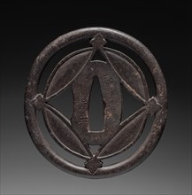 Sword Guard, late 18th century. Japan, Edo Period (1615-1868). Iron; diameter: 7.4 cm (2 15/16 in.)