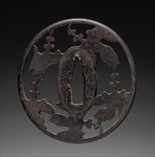 Sword Guard, early 19th century. Japan, Edo Period (1615-1868). Iron; diameter: 7.4 cm (2 15/16 in