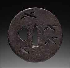 Sword Guard, mid 18th century. Japan, Edo Period (1615-1868). Iron; diameter: 7.7 cm (3 1/16 in.).