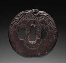 Sword Guard, early 19th century. Japan, Edo Period (1615-1868). Iron; diameter: 7 cm (2 3/4 in.).