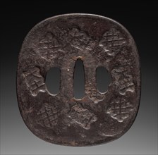 Sword Guard, 1573-1592. Japan, Momoyama period (1573-1615). Iron; overall: 8.4 x 8.6 cm (3 5/16 x 3