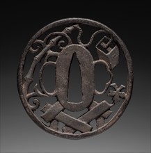 Sword Guard, 1615-1868. Japan, Edo period (1615-1868). Iron; diameter: 7 cm (2 3/4 in.).