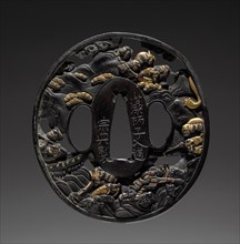Sword Guard, mid 17th century. Japan, Edo Period (1615-1868). diameter: 7 cm (2 3/4 in.).