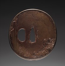Sword Guard, early 19th century. Somin (Japanese). Bronze; overall: 7 x 7.7 cm (2 3/4 x 3 1/16 in.)
