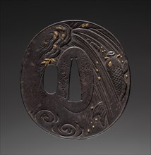 Sword Guard, 1740-1829. Sekijoken Taizan Motozane (Japanese, 1740-1829). Iron; overall: 6.8 x 7.4