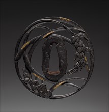 Sword Guard, early 19th century. Japan, Edo Period (1615-1868). Iron; diameter: 7 cm (2 3/4 in.).