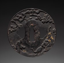 Sword Guard, mid 18th century. Japan, Edo Period (1615-1868). Iron; diameter: 7.7 cm (3 1/16 in.).