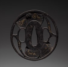 Sword Guard, 17th century. Japan, Edo Period (1615-1868). Iron; diameter: 6.6 cm (2 5/8 in.).