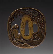 Sword Guard, mid 18th century. Japan, Mito School (?), Edo period (1615-1868). Brass; diameter: 7