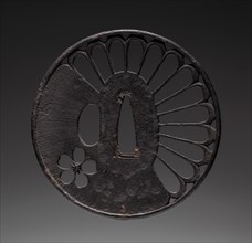 Sword Guard, 1615-1868. Japan, Edo period (1615-1868). Iron; diameter: 8 cm (3 1/8 in.).