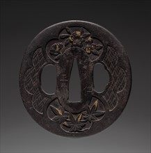 Sword Guard, mid 19th century. Japan, Ito school, Edo period (1615-1868). Iron; diameter: 7 cm (2