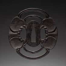 Sword Guard, c. 1800. Japan, Chosun school, Edo period (1615-1868). Iron; diameter: 8.1 cm (3 3/16
