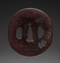 Sword Guard, early 19th century. Japan, Akao School, Edo period (1615-1868). average: 7 x 7.7 cm (2