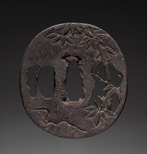 Sword Guard, 1700-1768. Japan, Mito School, Edo period (1615-1868). Iron ; diameter: 6.7 cm (2 5/8