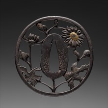 Sword Guard, late 18th century. Japan, Edo period (1615-1868). Iron; average: 7 x 6.7 cm (2 3/4 x 2