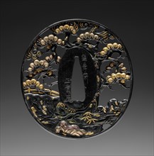 Sword Guard, mid 19th century. Japan, Edo period (1615-1868). Iron; average: 7 x 7.3 cm (2 3/4 x 2