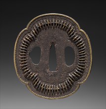 Sword Guard, 1615-1868. Japan, Edo Period (1615-1868). Iron; diameter: 8.4 cm (3 5/16 in.).