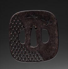 Sword Guard, 1615-1868. Japan, Edo period (1615-1868). Iron; average: 6.4 x 6.4 cm (2 1/2 x 2 1/2