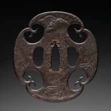 Sword Guard, 17th century. Japan, Kaneiye School, Edo period (1615-1868). Iron; diameter: 8.9 cm (3