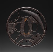 Sword Guard, 1615-1868. Japan, Akasaka school, Edo period (1615-1868). Iron; diameter: 8 cm (3 1/8