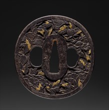 Sword Guard, early 19th century. Japan, Inshu School, Edo period (1615-1868). Iron