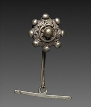Button, 1800s. Sardinia, 19th century. Silver; overall: 8.3 cm (3 1/4 in.).