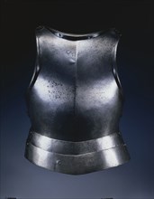 Gothic Breastplate and Taces, c. 1475-1500. North Italy, late 15th Century. Steel with brass