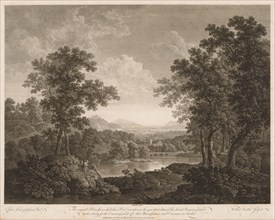 Landscape. William Woollett (British, 1735-1785). Engraving