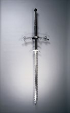 Two-Handed Sword with Flamboyant Blade, 1550-1600. Germany, second half 16th Century. Steel,
