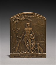 Medal (obverse), 1914-1918. Emile André Boisseau (French, 1842-1923). Bronze; overall: 7 x 5.8 cm