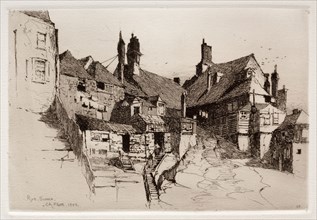 Rye, Sussex, England, 1884. Charles Adams Platt (American, 1861-1933). Etching