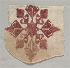 Fragment of Embroidery, 1700s. Greece, Cyclades Islands, Naxos, 18th century. Embroidery: silk on