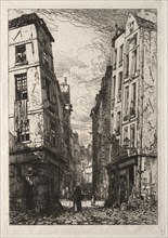 Rue des Marmousets. Maxime Lalanne (French, 1827-1886). Etching